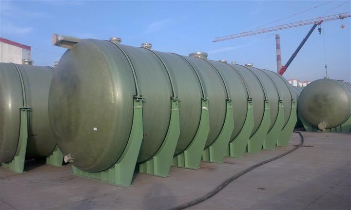 玻璃钢卧式储罐