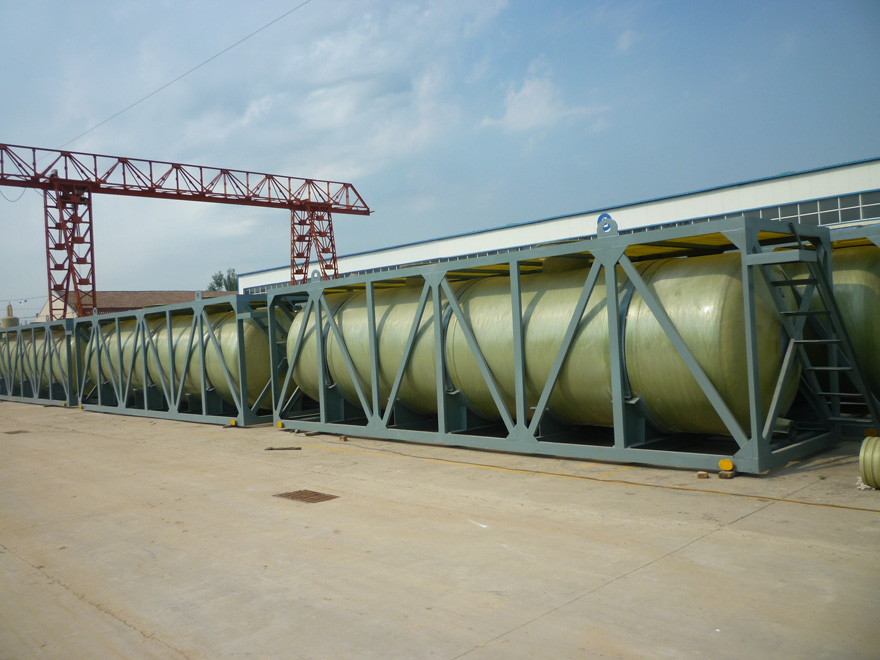 玻璃钢卧式储罐